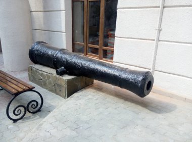 Bölgesel müzedeki eski topçular..