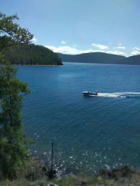 Danau Tersegar Mongolia Nama Danau Ini Adalah Khuvsgul — Stok Foto