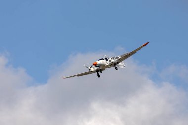 Luqa, Malta - 15 Mayıs 2019: Diamond Da-62 (G-Gbas) Mla/Lmml'de Ils/Dme enstrüman kalibrasyonu yapıyor.