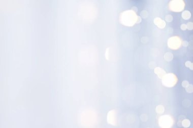 Mavi kumaş Bokeh ışık refleksi ile bulanıklık 