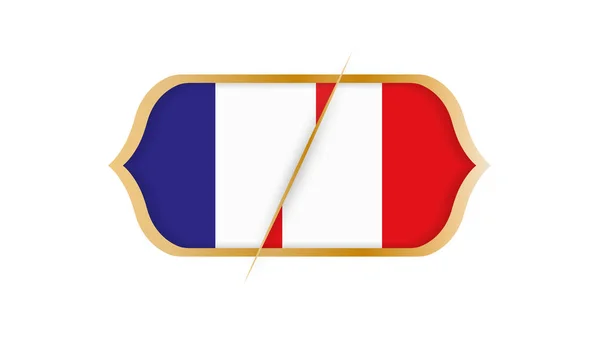 Παγκόσμιο Πρωτάθλημα Ποδοσφαίρου Γαλλίας Περού Εικονογράφηση Διάνυσμα — Διανυσματικό Αρχείο