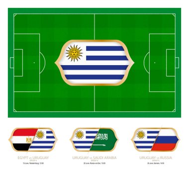 Uruguaylı futbol takımı grup A'da tüm oyunlar.