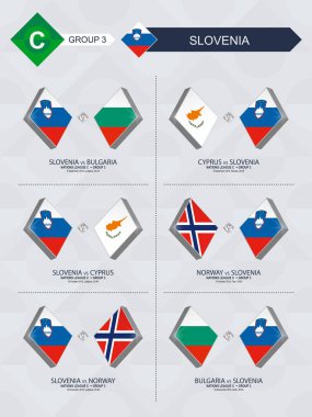 Slovenya futbol Milletler Ligi tüm oyunlar. 