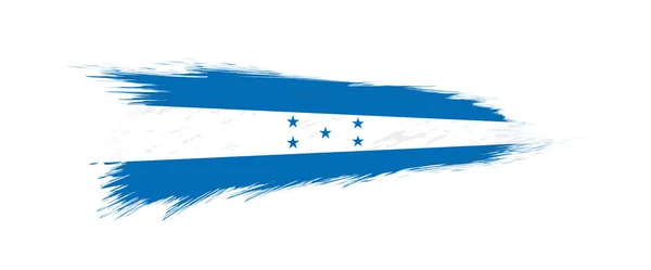 Bandera de Honduras en pincelada grunge . — Archivo Imágenes Vectoriales