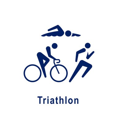 Triatlon piktogram, yeni spor idolü.