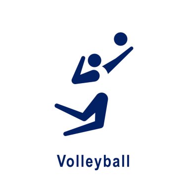 Voleybol piktogram, yeni spor idolü.