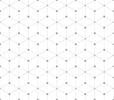 Vektör dikişsiz desen, tekrarlanan geometrik kare ızgara. Swatch'a dahil desen.