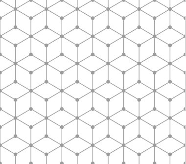 Noktalı gümüş anahat geometrik kare desen. Swatch'a dahil olan Dikişsiz Desen.