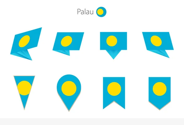팔라우 컬렉션 팔라우 일러스트 — 스톡 벡터