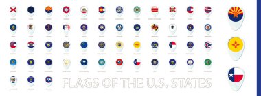 ABD bayrakları alfabetik olarak sıralanmıştı. Mavi iğne simgesi tasarımı. Mavi iğne simgesi tasarımı. Önizlemeli vektör bayrağı koleksiyonu.