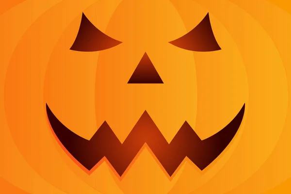 Halloween Dynie Tle Ilustracja Wektora Kreskówki — Wektor stockowy