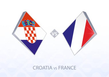 Avrupa futbol karşılaşması Hırvatistan Fransa, A Ligi, Grup 3 'e karşı.