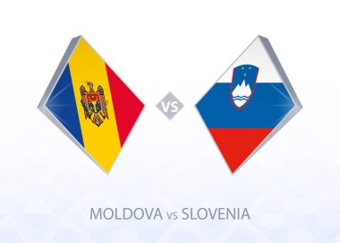 Avrupa futbol karşılaşması Moldova Slovenya, C Ligi, Grup 3 'e karşı.