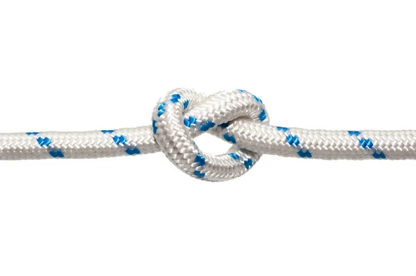 Rope Knot Isolated White Background — Stock Photo, Image