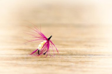 Lures balıkçılık yakın çekim retro tarzı için uçan