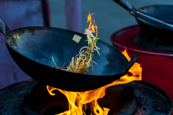 Fresh street food closeup . — Stock Photo, Image