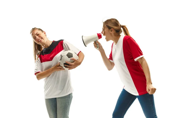 Fan, Unterstützungskonzept. Konzepte menschlicher Emotionen. — Stockfoto