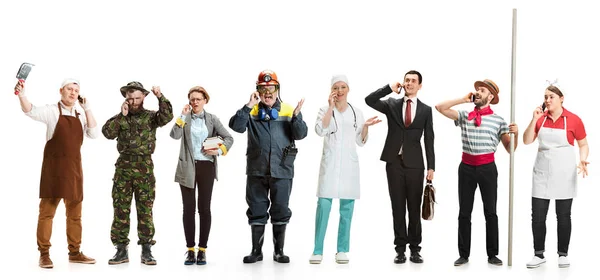 Montage about different professions — Stock Photo, Image