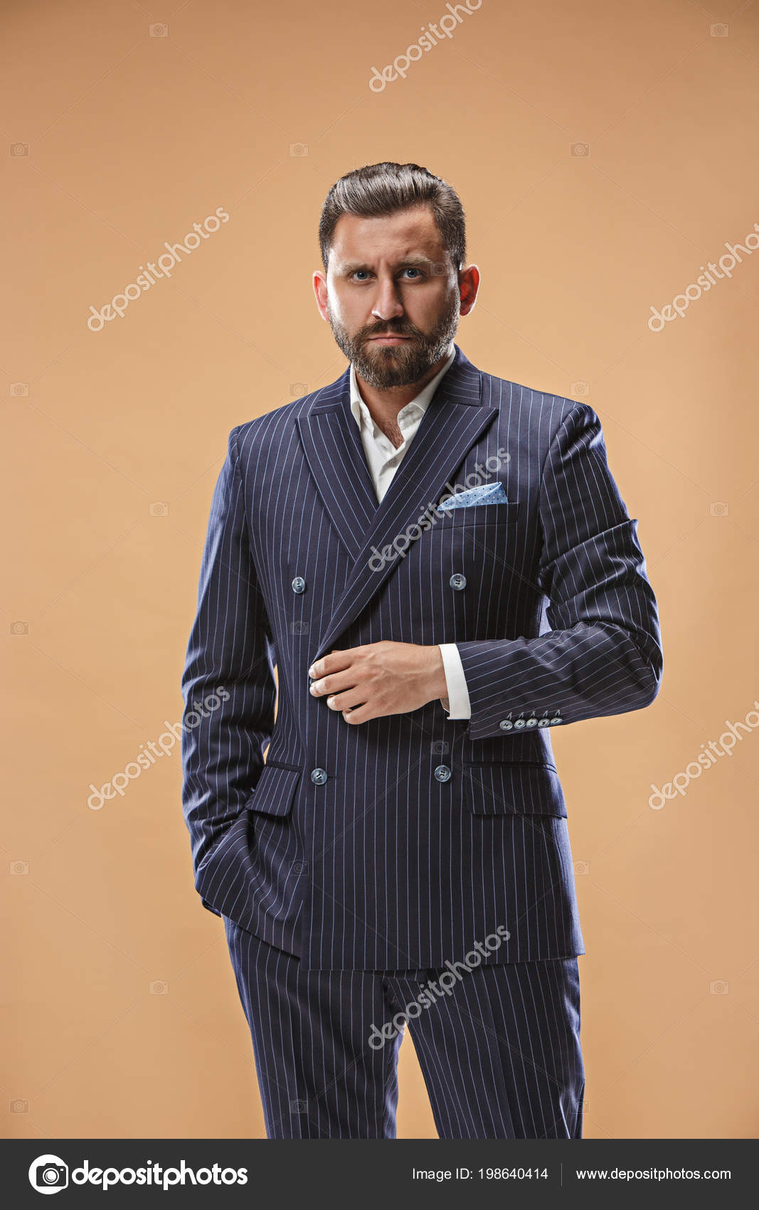 Male Beauty Concept Portrait Of A Fashionable Young Man With