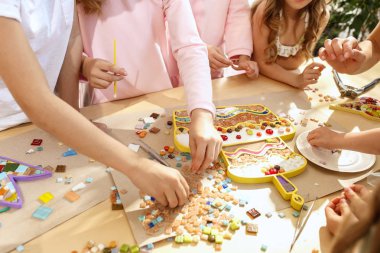 Mozaik puzzle sanat çocuklar, çocuk yaratıcı oyun için.