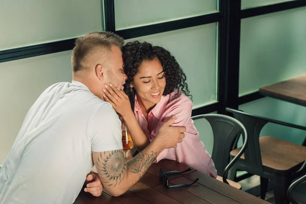 Beautiful young loving couple. Man and woman in love. Girl and boyfriend together. — Stock Photo, Image