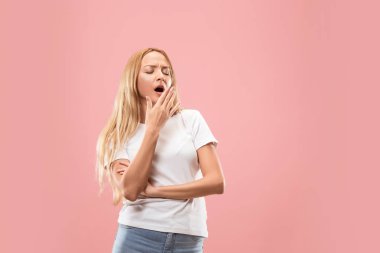 Güzel sıkılmış kadın bıkkın