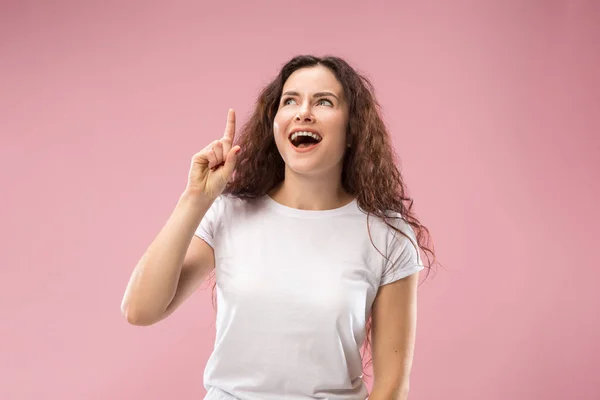 Jonge ernstige doordachte zakenvrouw. Twijfel concept. — Stockfoto