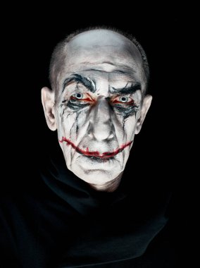 Kanlı Halloween Tema: deli maniak yüz