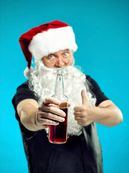Porträtt av Man i Santa Claus kostym — Stockfoto