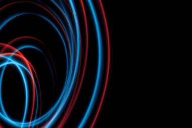 çok renkli led ışık yuvarlak boyama arka plan rotaları