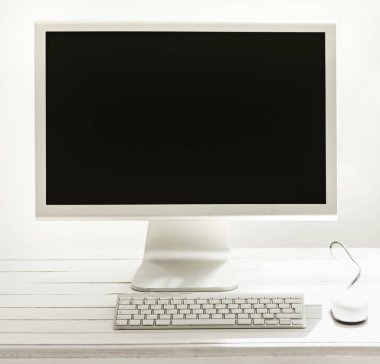 Ev ya da stüdyo bilgisayarlı lüks çalışma alanı