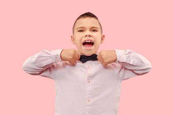 Ganar el éxito hombre feliz extático celebrando ser un ganador. Imagen energética dinámica del modelo masculino —  Fotos de Stock