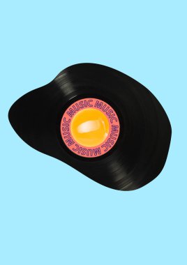 Müzikal naziklerdi. Modern tasarım. Çağdaş sanat kolaj.