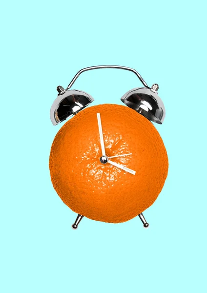 Час для вітамінів. Сучасний дизайн. Сучасне мистецтво колаж . — стокове фото