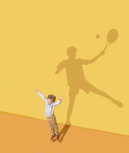Мечта о теннисе — стоковое фото