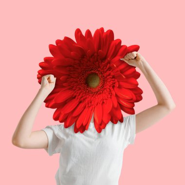 Modern tasarım. Çağdaş sanat kolajı.