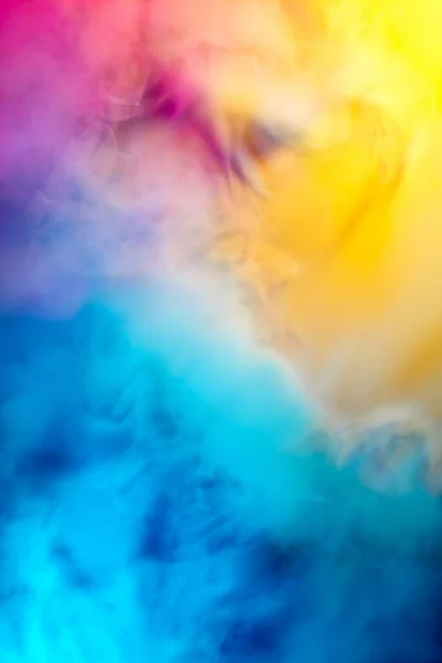 Abstrakt färgglada, flerfärgad rök spridning, ljus bakgrund för reklam eller design, tapeter för gadget — Stockfoto