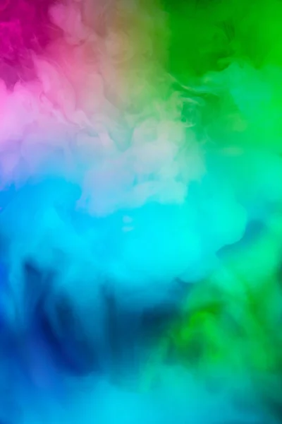 Abstract colorful, multicolored smoke spreading, bright background for advertising or design, wallpaper for gadget — Stock Photo, Image