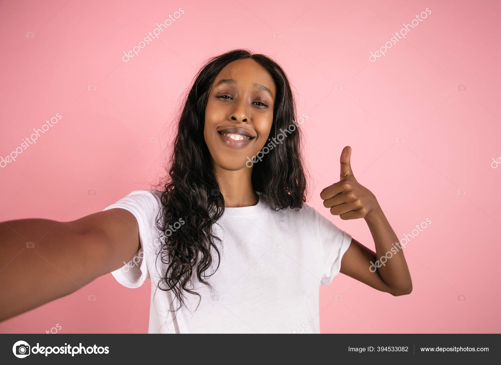 Head Shot Webcam View Young Stock Footage Photo