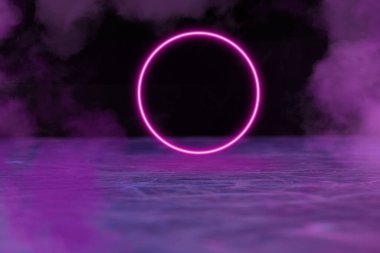 Sentetik dalga ve retro dalga, buhar dalgası fütüristik estetik. Parlak neon tarzı. Duvar kağıdı, arkaplan.