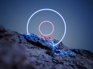 Sentetik dalga ve retro dalga, buhar dalgası fütüristik estetik. Parlak neon tarzı. Duvar kağıdı, arkaplan.