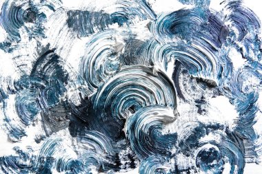 Kusursuz arkaplan üzerine krem desenli boya, soyut sanat eseri