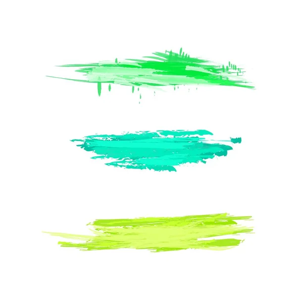 Abstraktní izolované barevné vektorové akvarelové skvrny. Prvek pro design papíru, reklama — Stockový vektor