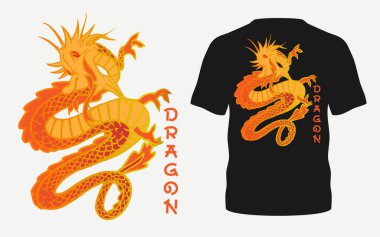 Dragon Graphic tişört tasarımı yüksek kaliteli baskı hazır tişört tasarımı, bu sanat eseri dijital yazdırma ve ekran yazdırma için kullanılabilir