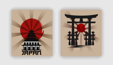 Japon tarzı popüler tipografi tişört tasarımı elbise indirimi poster afişi taşıyıcısı