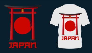 Japon tarzı popüler tipografi tişört tasarımı elbise indirimi poster afişi taşıyıcısı