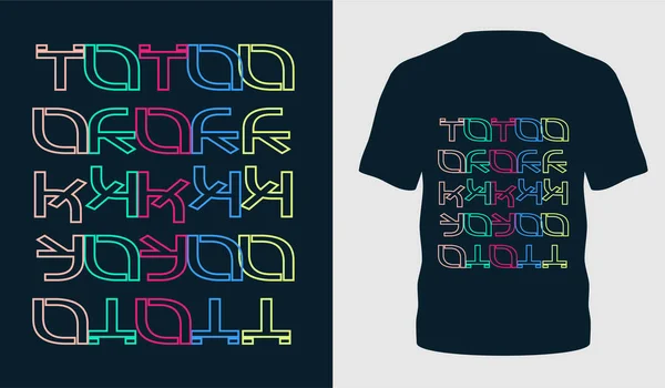 Moderní Design Tokyo Populární Tričko Typografie Pro Prodej Oblečení Plakát — Stockový vektor