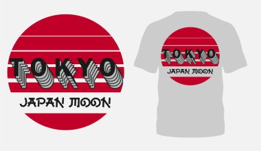 Tokyo tarzı popüler tipografi tişört tasarımı elbise satışı, poster afişi, vektör duvar kağıdı