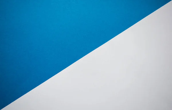 Синий Белый Разделенные Диагонали Чистый Фон Стоковое Фото