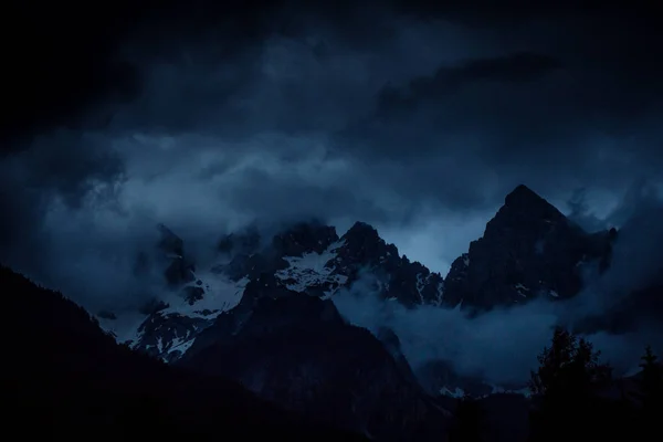 Tempête Dans Les Alpes Juliennes — Photo